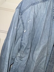 ALASKA All Season Denim Blue Jean Cotton Denim Button-up Men Size Large (WTF99)