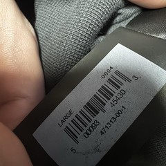 Yeezy Gap Balenciaga 05 Dove Hoodie Black Large ( *Check Description* )