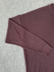 Alo Yoga Crew Neck Sweatshirt Mens Medium Plum Purple Boxy Oversized
