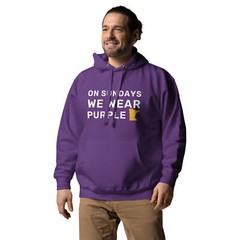 We Wear Purple Minnesota Football Vikings Unisex Hoodie S,M,L,XL,2X,3X