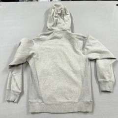 Lululemon Hoodie Mens Medium Gray Fleece Full Zip Pocket Solid Logo Athletic