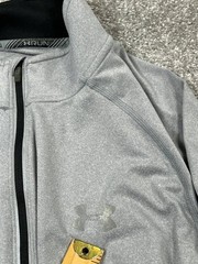 Under Armour Sweater Mens Large Gray All Season Gear Quarterzip *