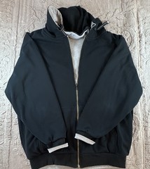 Pro Club Men’s Reversible Fleece and Thermal Hoodie Medium