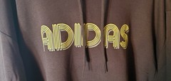 NEW W/Tags Men’s ADIDAS Brown Wordmark Graphic Athletic Big & Tall Hoodie 4XLT