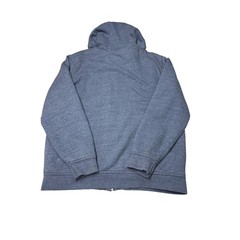 L.L. Bean Katahdin Iron Works Sherpa Lined Zip Hoodie Blue Mens LG-Tall 285370