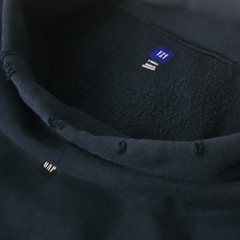 YEEZY x GAP ENGINEERED BY BALENCIAGA High Neck Sweater Dark Blue Size XS