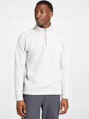 VRST Men’s Recharge Lunar Fleece 1/4 Zip – Color: Light Grey Heather
