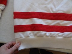 Vintage Antigua United States Flag US All Over Sweatshirt Men’s Large Flaws