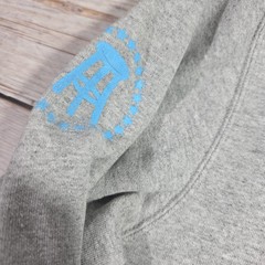 Barstool Sports Carhartt Men’s L Chicago Patch Hoodie Sweatshirt Gray Promo