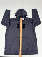 Under Armour Fleece Big Logo Hoodie Mens Gray 1379743 Pick Size NWT $60