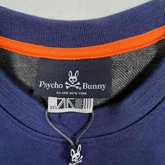 Psycho Bunny Sweatshirt Mens XXS Blue Crewneck Vail Bunny Logo Embroidered New