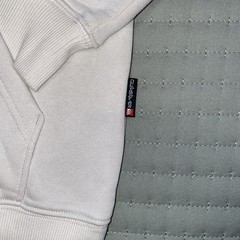 Quiksilver Men’s Size Medium Graphic Pullover Hoodie (Cream)
