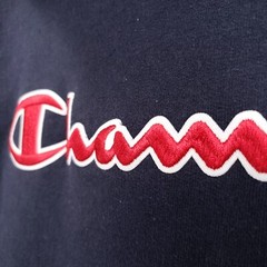 Champion Hoodie Mens S Small Blue Pullover Athleticwear Long Sleeve Cotton Blend