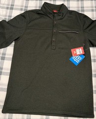 Eastern Mountain Sports Fireside Button Pullover Mens Medium Pine Grove Fleece