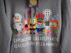 Cactus Plant Flea Market Hoodie Pullover Uniqlo Spongebob Squarepants USA Seller