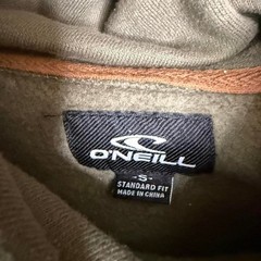 O’Neill two tone (Khaki and Brown) Color Block Hoodie