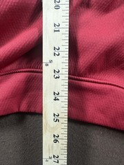 Adidas Hoodie Mens Medium Red Knit Pullover Big Logo Kangaroo Pocket Sweatshirt