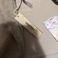 Fear of God Essentials Hoodie Dark Oatmeal Size Large (SS22)
