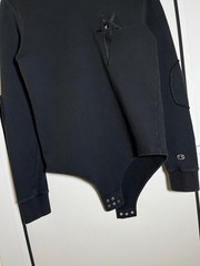 Rick Owens x Champion Embroidered Logo Black Bodysuit Sweatshirt Men’s Size M