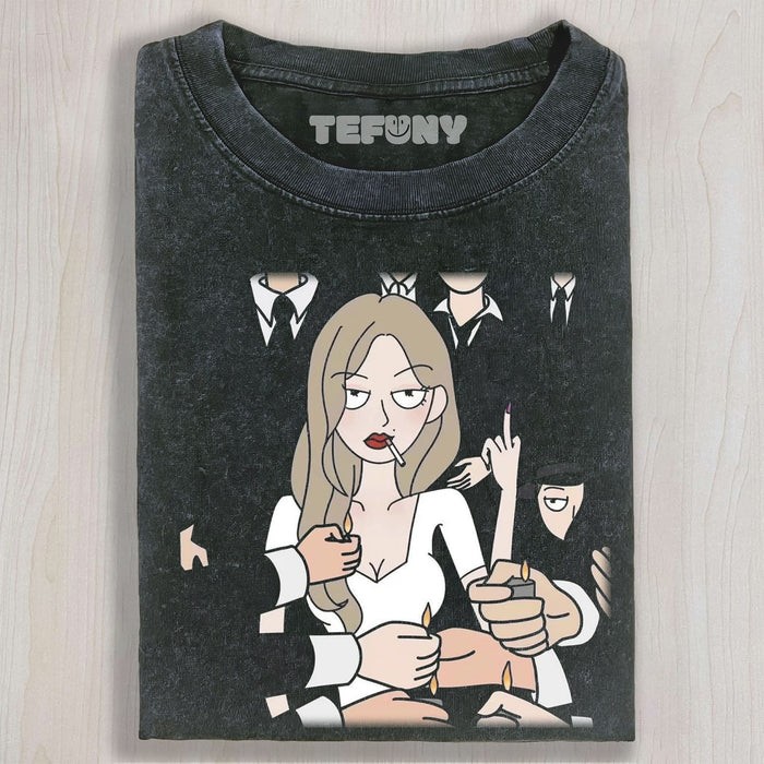 MALÈNA & CARTOON UNISEX TEE