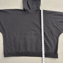 Yeezy YZY Blank Black Hoodie Pullover Men’s Size 2 Cropped Vultures Kanye USA