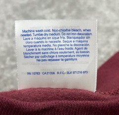 Vtg HANES Men’s XL Sweatshirt Big Buck Deer Embroidery Graphic Crewneck Maroon