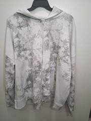 Men’s No Boundaries gray/white Camo zip up hoodie size 3XL NWT