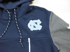 Nike Color Block Fleece Hoody (M) UNC North Carolina Tar Heels NCAA Basketball