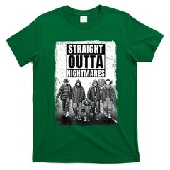 Straight Outta Nightmares Horror Halloween Graphic Tee Unisex