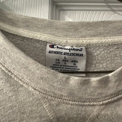 Vintage Penn State Champion Crewneck Sweatshirt Large Felt Letter Spell Out Read