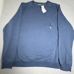 PUMA Sweatshirt Men’s 4XLT Dark Indigo Oversized Fit Crew Neck NWT Long Sleeve