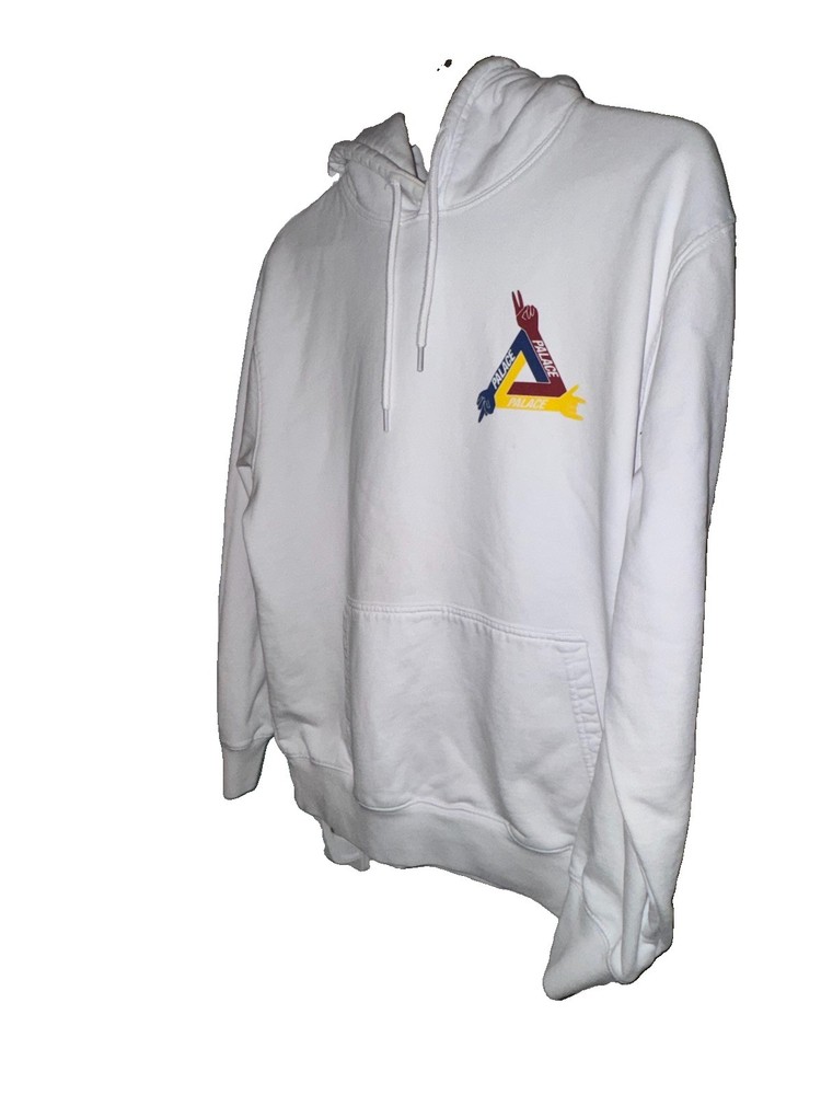 Men’s Palace X JCDC Jean Charles de Castelbajac White Hoodie Size L