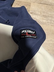 FUBU Sport VTG Y2K Varsity Letter Embroidered Heavy Pullover Hoodie XXL