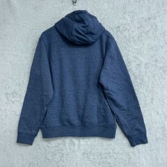 CAT Men’s M Blue Embroidered Logo Hoodie Self-Lined Hood & Kangaroo Pocket N0302