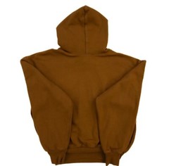 Yeezy YZY x Gap Perfect Hoodie Brown Small Hooded Double Layer Sweatshirt