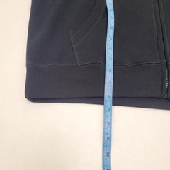 Outdoor Life Men’s Full Front Zipper Solid Fleece Hoodie Color Black Size L