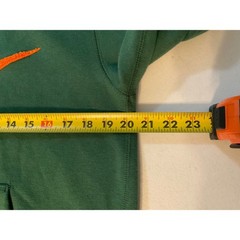 Nike Sportswear Chenille Logo Hoodie Olive Green Orange Purple Mens Medium