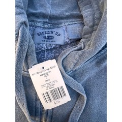 Breezin’ Up Hamptons Full Zip Hoodie Mens L Good Times Navy Blue NWT