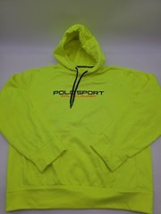Polo Sport Ralph Lauren Hoodie Mens Large Pullover Performance Neon Green.#47108