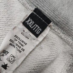 Reigning Champ Hoodie Mens XXL Gray Full Zip Athleisure Mid Weight Sportswear