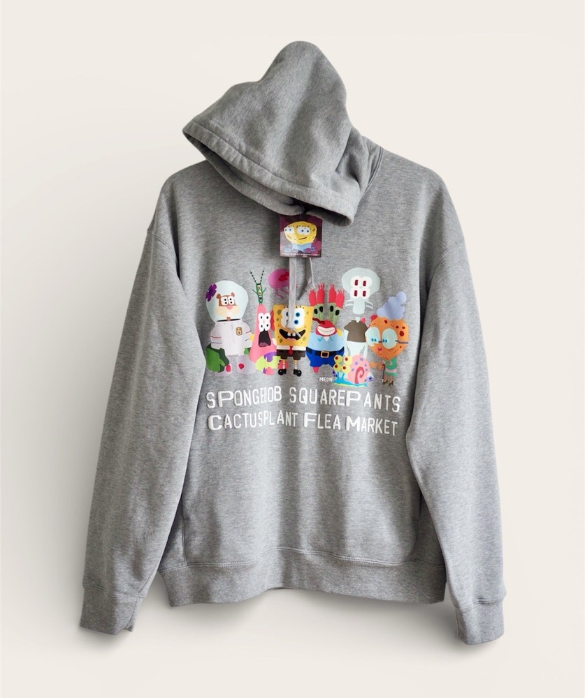 Cactus Plant Flea Market Hoodie Pullover Uniqlo Spongebob Squarepants USA Seller