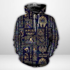 Egyptian Pharaoh Ancient Egypt History Graphic Print 3D Hoodie