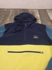 Massive Outdoor Hoodie Mens Small Colorful Pullover Blue Yellow