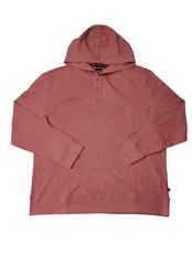 Gap Men’s Relaxed Fit Super Soft Waffle Henley Hoodie Size M
