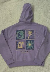 Billabong Men’s Light Purple Skater Pullover Hoodie US Size M NWT