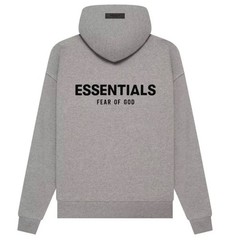 NWT Fear of God Essentials Dark Oatmeal Hoodie Size M Medium Authentic✅