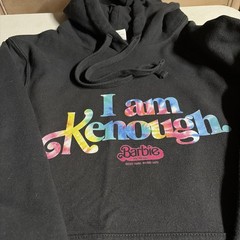 Barbie The Movie I Am Kenough S Black Pullover Hoodie Mattel