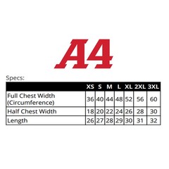 A4 N4281 Sprint Short Sleeve Fleece Hoodie
