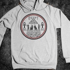 Egyptian Hieroglyphics Hoodie Pharaoh King Tut Nefertiti Egypt Eye Of Horus XXII