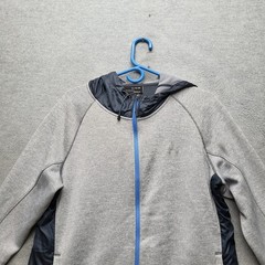Under Armour Men Sweatshirt XL Gray Fleece Coldgear Gorpcore Zipper Logo Long